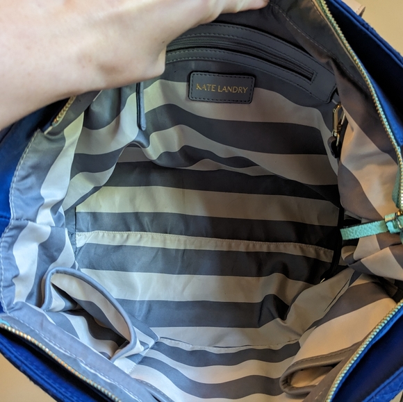 Kate Landy quilted diaper bag - Picture 7 of 9